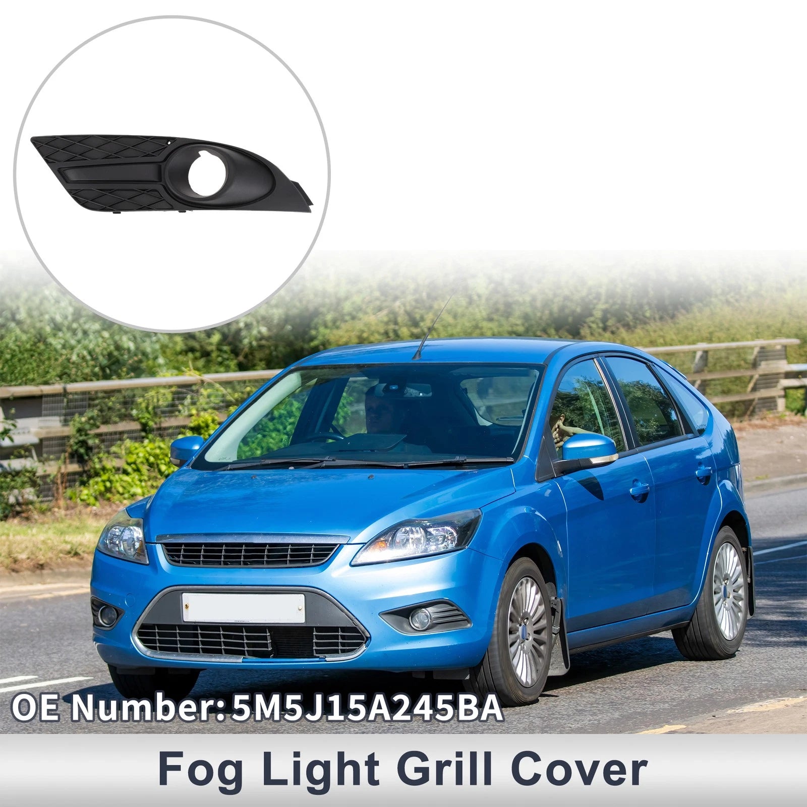 1 Pc Fog Light Grill for Ford Focus (2007–2008) No. 5M5J15A245BA