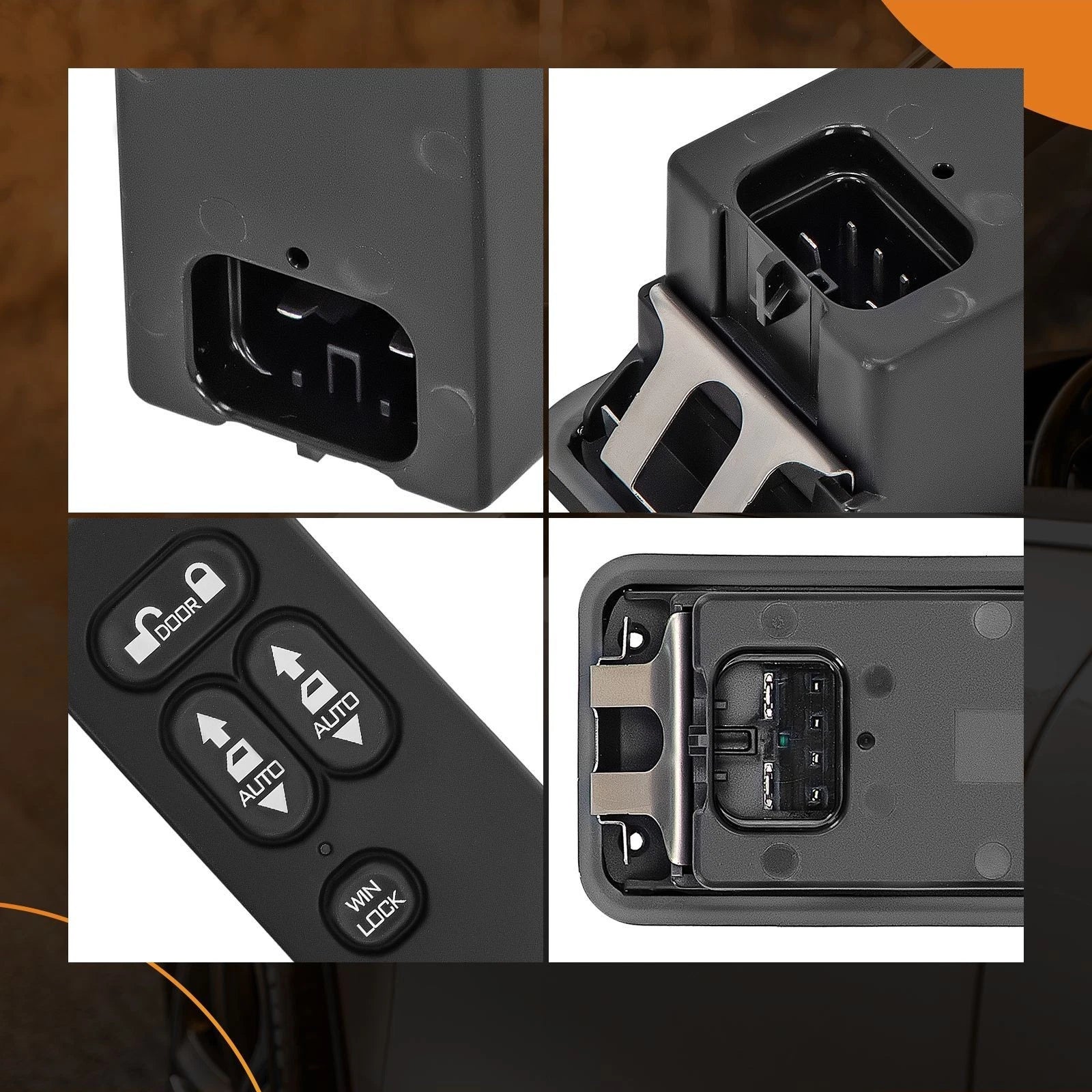 Left Driver Front Door Window Switch for International 4300 4300LP 4400 8500 CXT