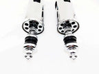 Chrome Rear Shock Absorbers for Harley Davidson FLSTFBS Softail Fat Boy (16-17)