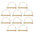 10-Pack PTO Round Wire Shaft Locking Pin 1/4” x 2-1/4” S.271 P14PTL 4021413