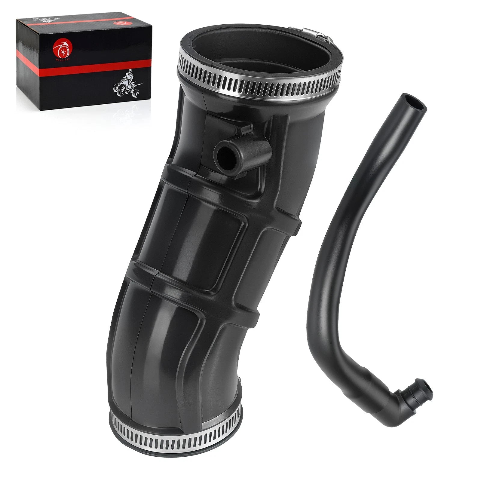 Left Manifold Snorkel Air Box Intake Tube & Elbow Pipe for Yamaha Raptor 660R (2001–2005)