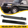 2Pcs Headlight Molding Trim Lower Filler for Toyota Tacoma (1998–2000)