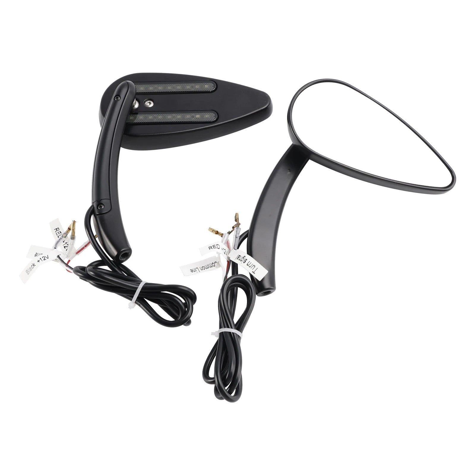 LED Turn Signal Mirrors for Harley Sportster 883 1200 (1990–2021)