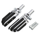 Chrome Passenger Footpegs Footrest Clevis Mounting for Harley Softail (2000–2006)