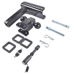 Adjustable 2" Receiver Trailer Hitch with 6" Drop/Rise Dual Balls (20000 LBS)