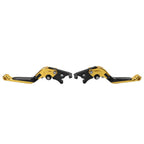 Extendable Brake Clutch Levers  Gold for BMW F650GS (2002-2007)