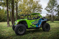 Clear Scratch Resistant Flip Windshield for Textron Wildcat XX (2018–2023)
