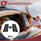 Door Pillar Window Trim for Chevrolet Trailblazer (2021–2023) Black