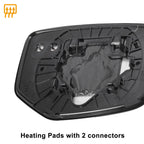Left Side Blue Heated Mirror Glass for Honda Accord (2008–2010)