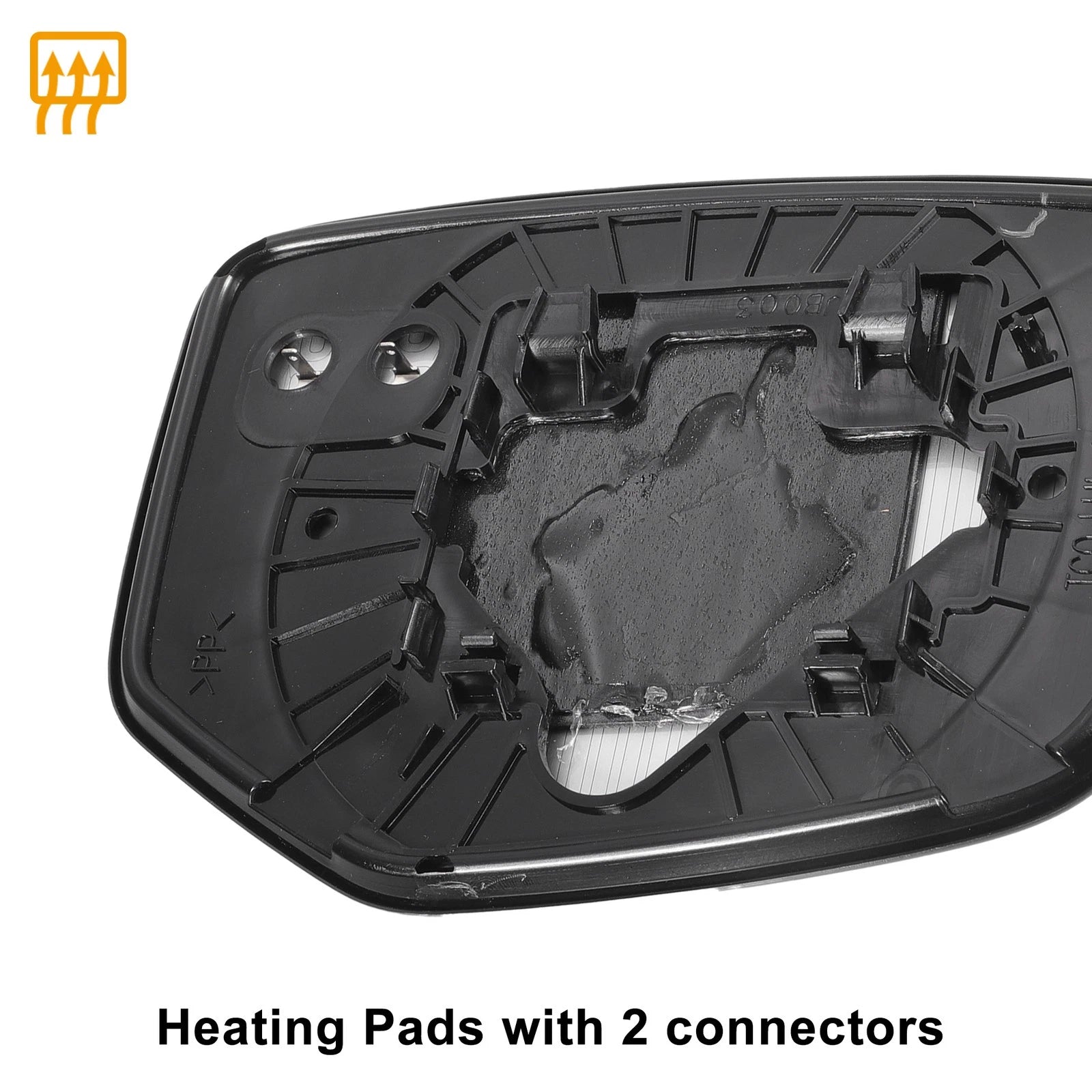 Left Side Blue Heated Mirror Glass for Honda Accord (2008–2010)