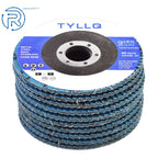 Set of 4 Flap Sanding Discs 4.5" for Angle Grinder