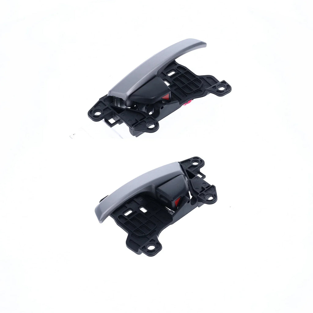 4pcs Silver Inner Door Handle, Black Base for Hyundai Elantra (2012-2016)
