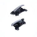 4pcs Silver Inner Door Handle, Black Base for Hyundai Elantra (2012-2016)