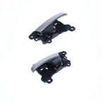 4pcs Silver Inner Door Handle, Black Base for Hyundai Elantra (2012-2016)