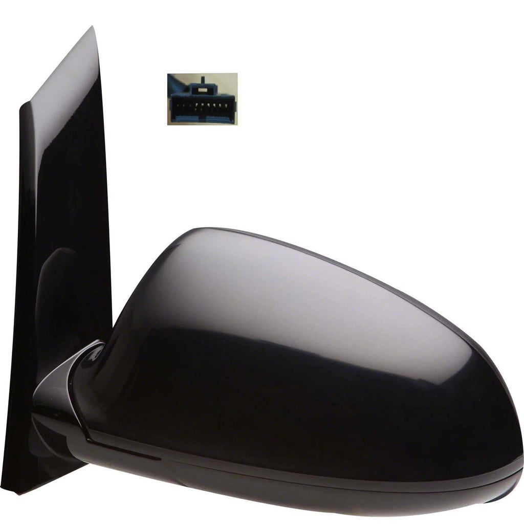 Ready to Paint Driver Side Power Door Mirror with Heated Glass for Ford (2011–2018)