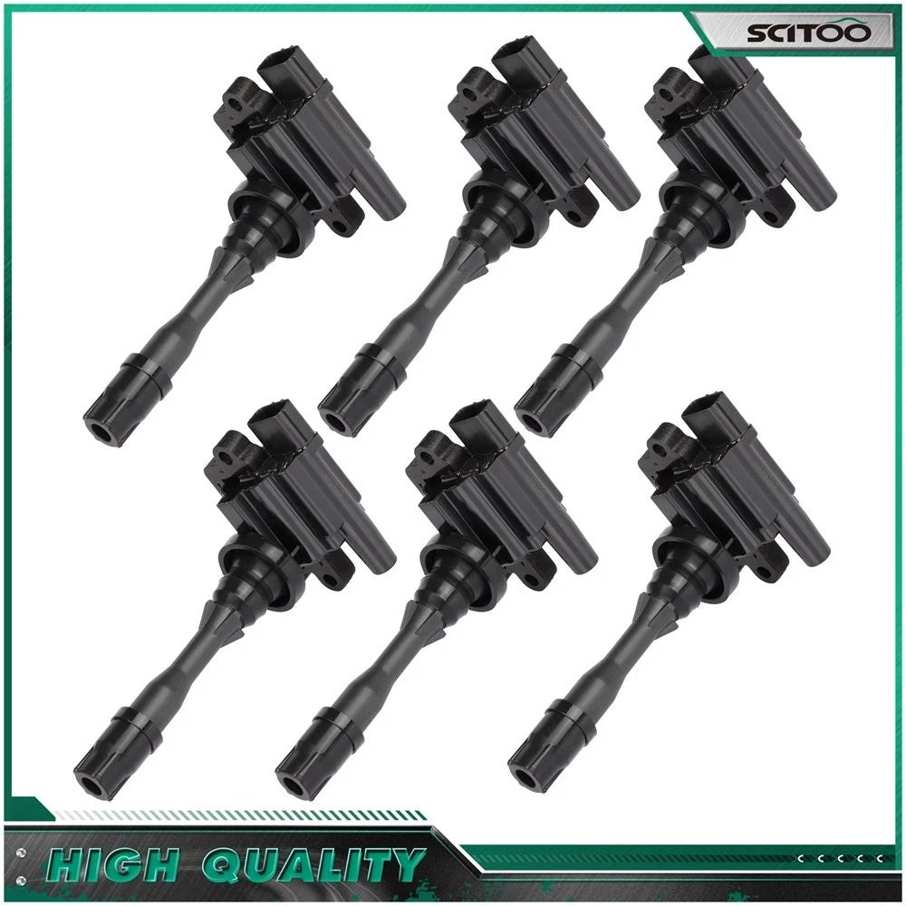6X Ignition Coils for Mitsubishi Montero 3.8L (2003–2006) MD372045