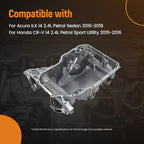 Engine Oil Pan for Honda CR-V Acura ILX 2.4L (2012-2016)