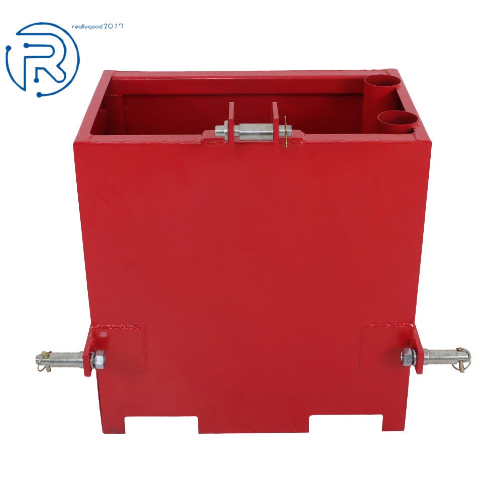 2" Quick Tach Ballast Box for Category 1 Tractor Loader