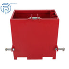 2" Quick Tach Ballast Box for Category 1 Tractor Loader