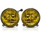 Set of 2 Yellow Lens Glass Fog Lights for Subaru Impreza RS/WRX (2002–2003)
