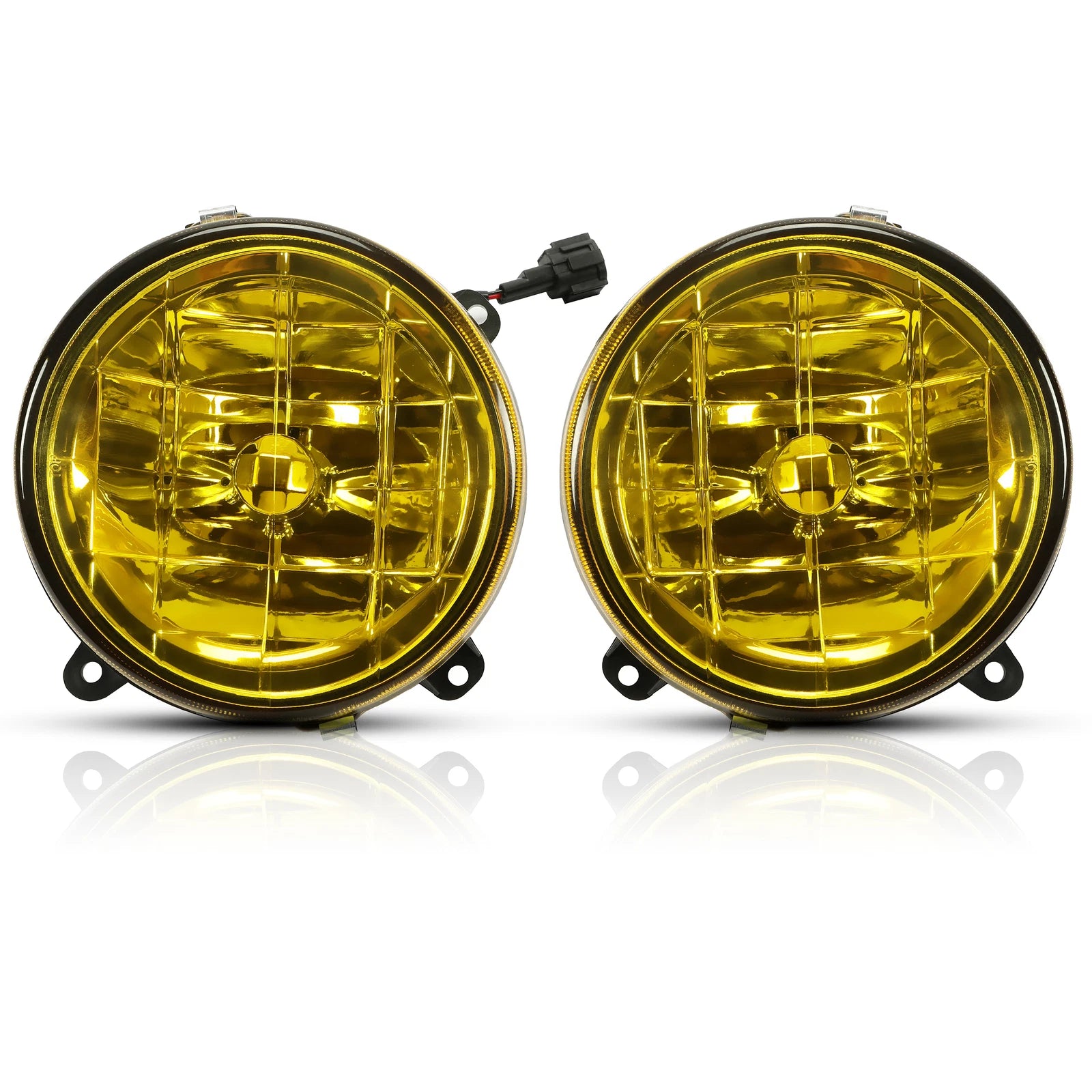 Set of 2 Yellow Lens Glass Fog Lights for Subaru Impreza RS/WRX (2002–2003)