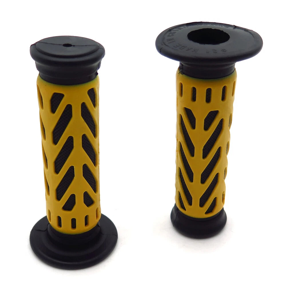 7/8" Rubber Handlebar Grips for Motorcycle Cafe Racer (Fits )