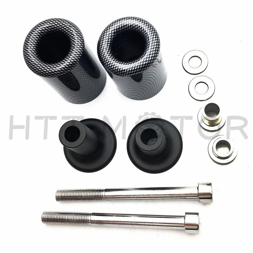 No Cut Carbon Frame Sliders for Kawasaki Ninja ZX6R (2013–2014)