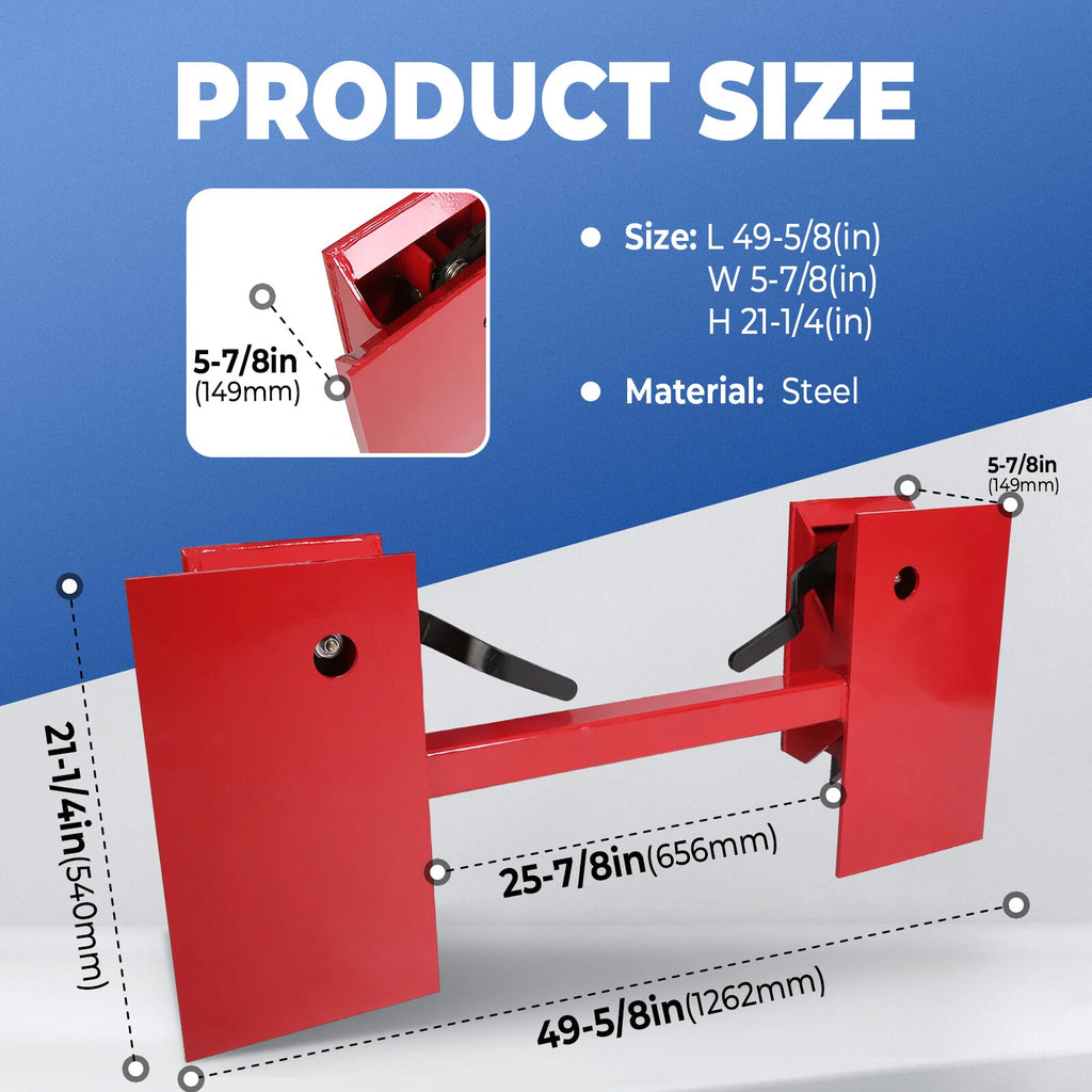 Skid Steer Quick Attach Plate Conversion Adapter for Bobtach (Universal)