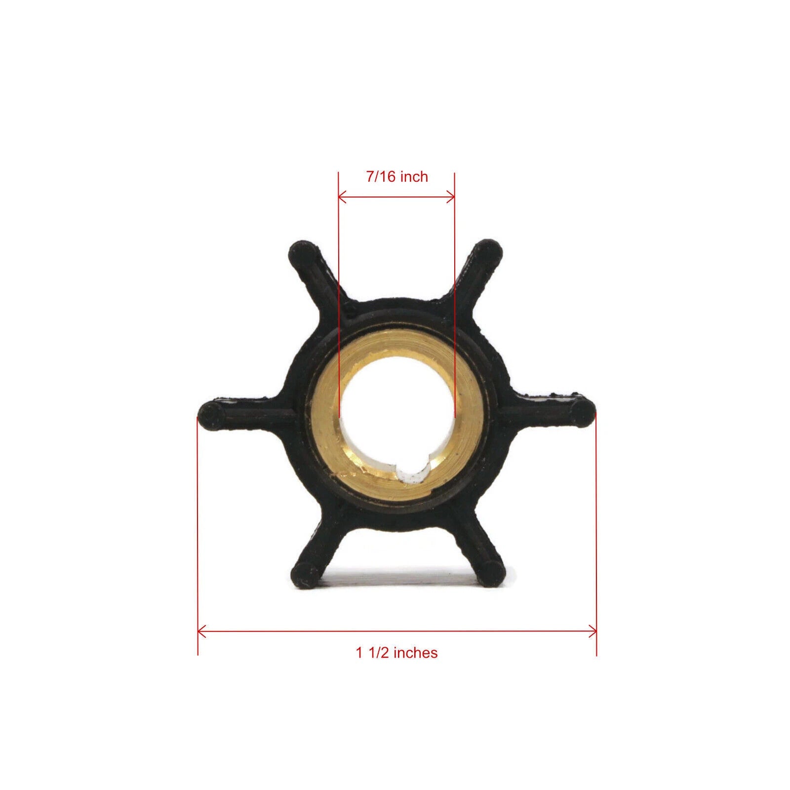 Water Pump Kit with Impeller & Housing for Johnson Evinrude Outboard (4-8 HP) 0765603