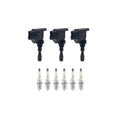Set of 3 Ignition Coils & 6 NGK Platinum Spark Plugs for Sedona XG300 (2002–2006)
