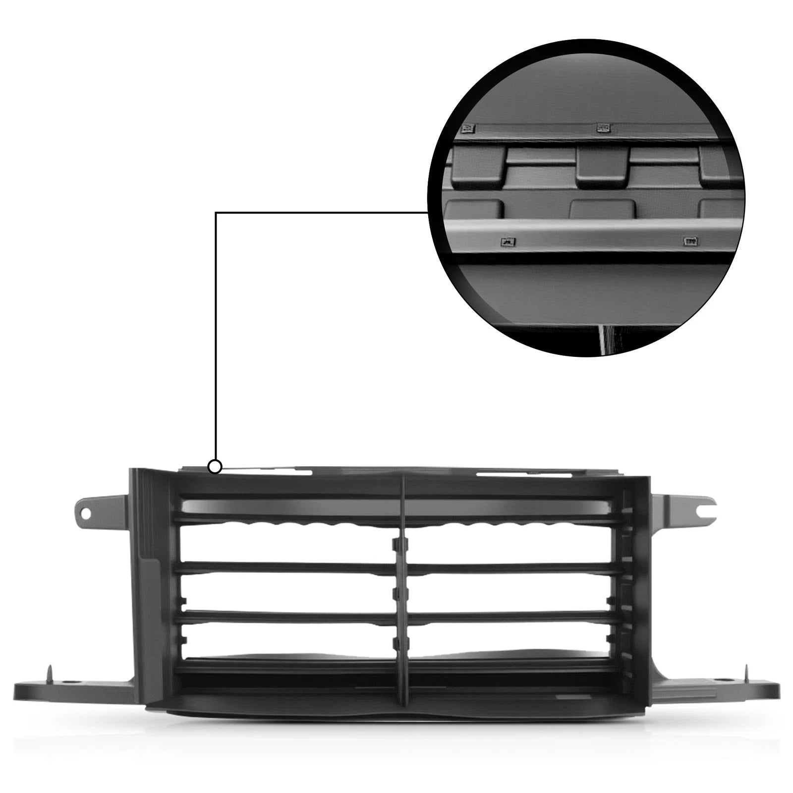 Front Lower Radiator Grille Airflow Shutter for Ford F-150 (2018-2020)