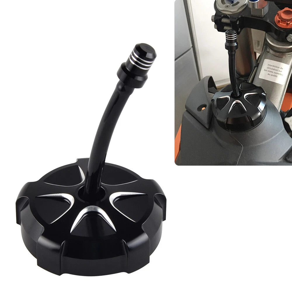 Billet Gas Fuel Tank Cap Breather Vent for Suzuki RM85 RM125 RM250 RMZ250 RMZ450 (2001–2023)