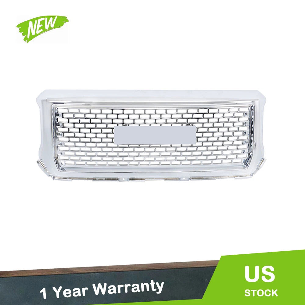 Chrome Mesh Grille for GMC Sierra 1500 Denali (2014–2015)
