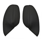 Front & Rear Armrest Door Panel Covers for Honda CR-V (2012–2016) Black PVC