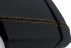 Leather Console Lid Armrest Cover for Toyota 4Runner (2003–2009) Orange Stitch