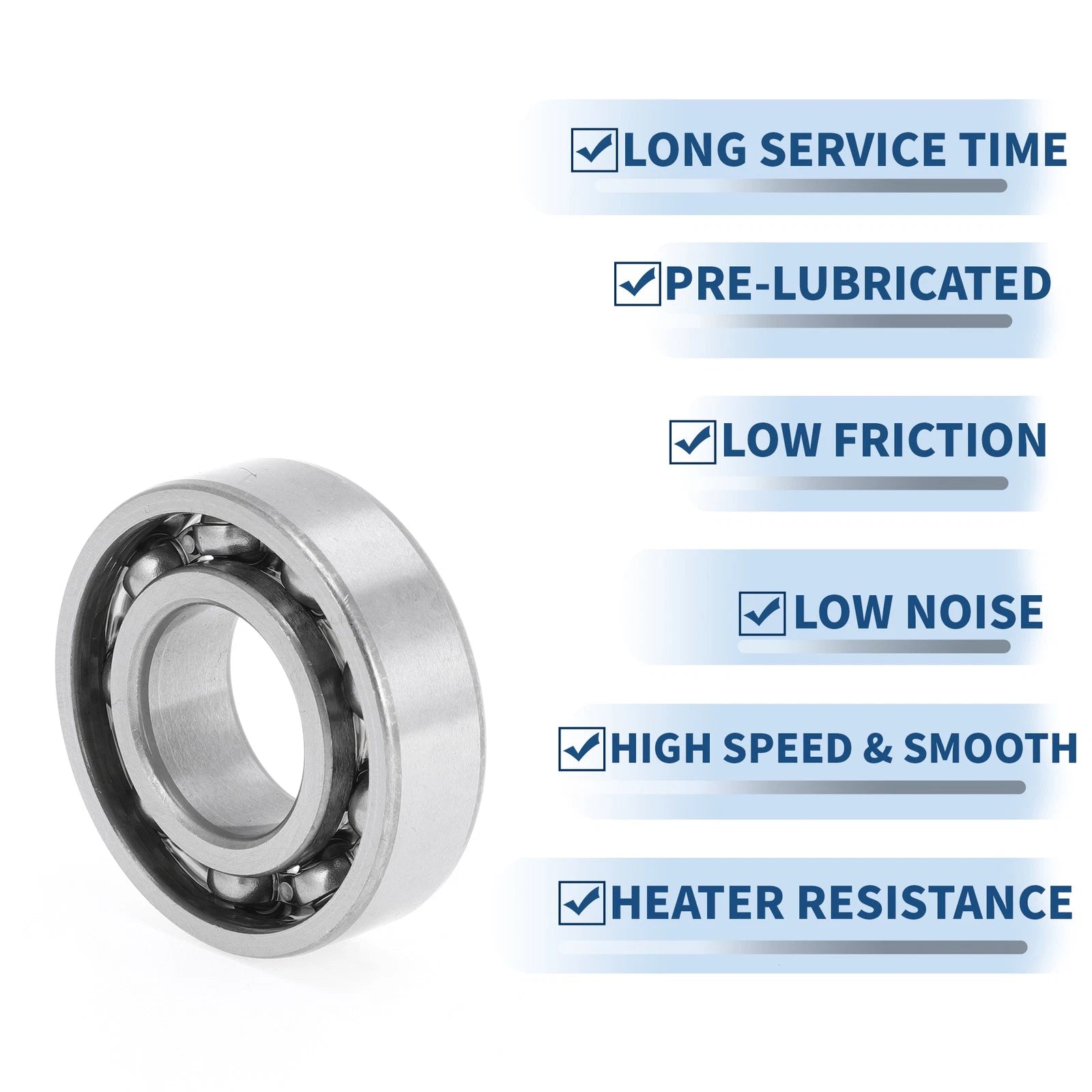 6205 Deep Groove Ball Bearing for Scooter Skateboard Wheel (P0 25x52x15mm)