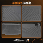3X All-Weather Floor Mats Liner for Honda Odyssey (2018–2025)