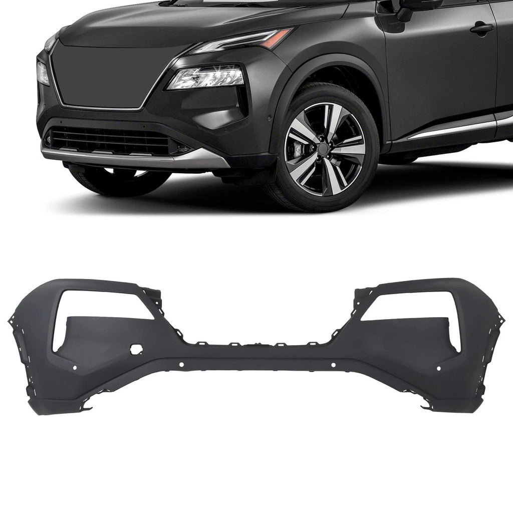 Front Bumper Cover for Nissan Rogue (2021â2023) with Sensor Holes