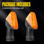 4X Amber Indicator Turn Signal Lights for Kawasaki KLE Versys (2007–2008)
