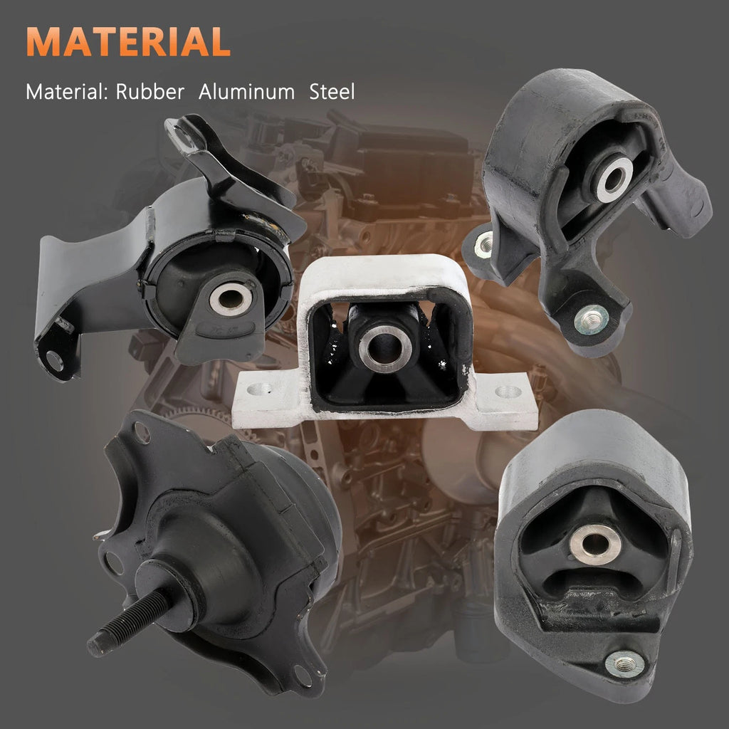 Engine Motor & Trans Mount Set for Honda CR-V 2002-2006 2.4L 4WD