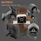 Engine Motor & Trans Mount Set for Honda CR-V 2002-2006 2.4L 4WD