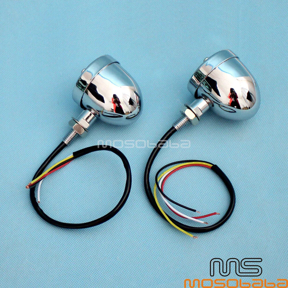 Bullet LED Running Turn Signal Brake Tail Light for Harley Dyna Retro