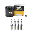 Wix Engine Oil Filter & NGK 4 Iridium IX Spark Plugs for Compass Dart (L4 B)