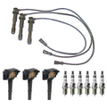 Set of 3 Ignition Coil Wires & 6 NGK Spark Plugs for XG300 XG350 (2001–2005)