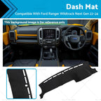 Dash Mat Anti Glare for Ford Ranger Wildtrak (2022–2024)