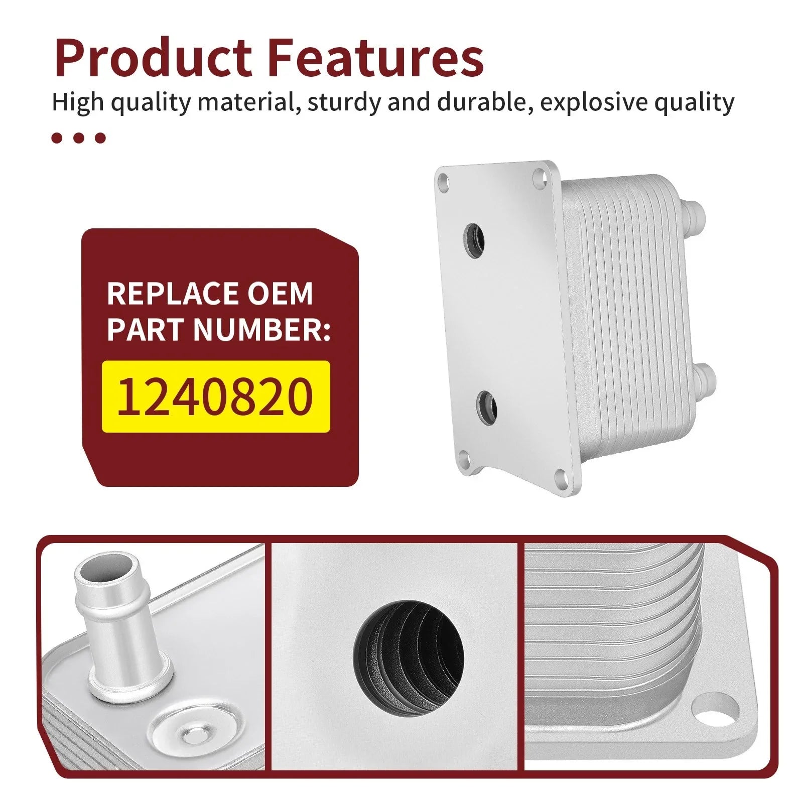 Oil to Water Cooler 4x for Polaris RZR Xpedition 1000 XP Turbo S (2019–2023)