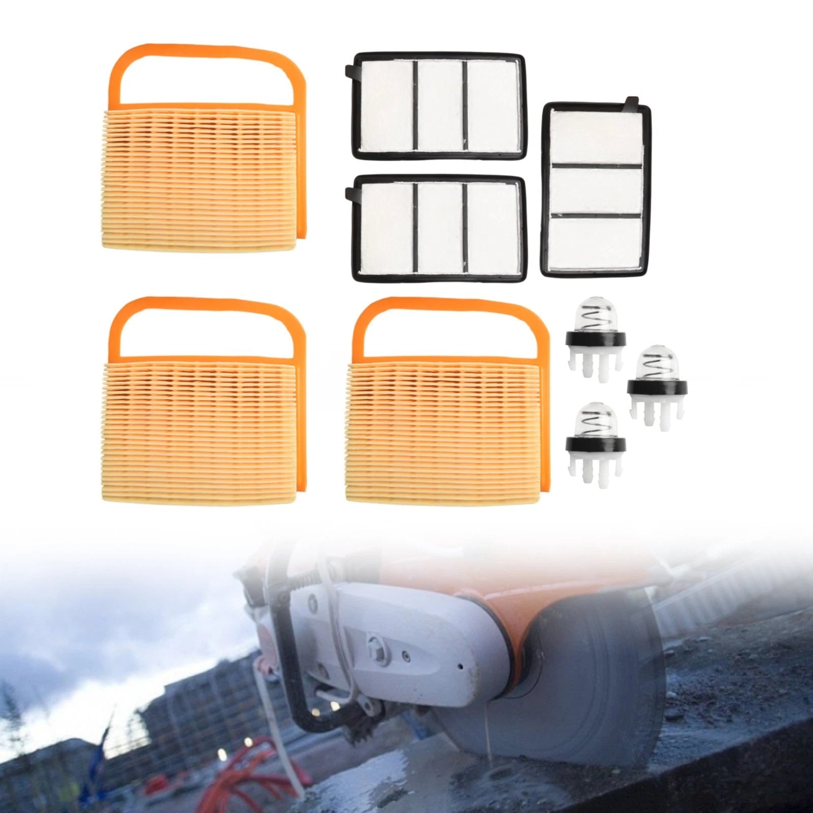 Air Filter Kit for TS410 TS420 (Includes 3 Filters, 3 Starter Balls)