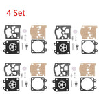 Set of 4 Carburetor Gasket Repair Kit for Chainsaw 4500 5200 5800 (38/45/52/58)