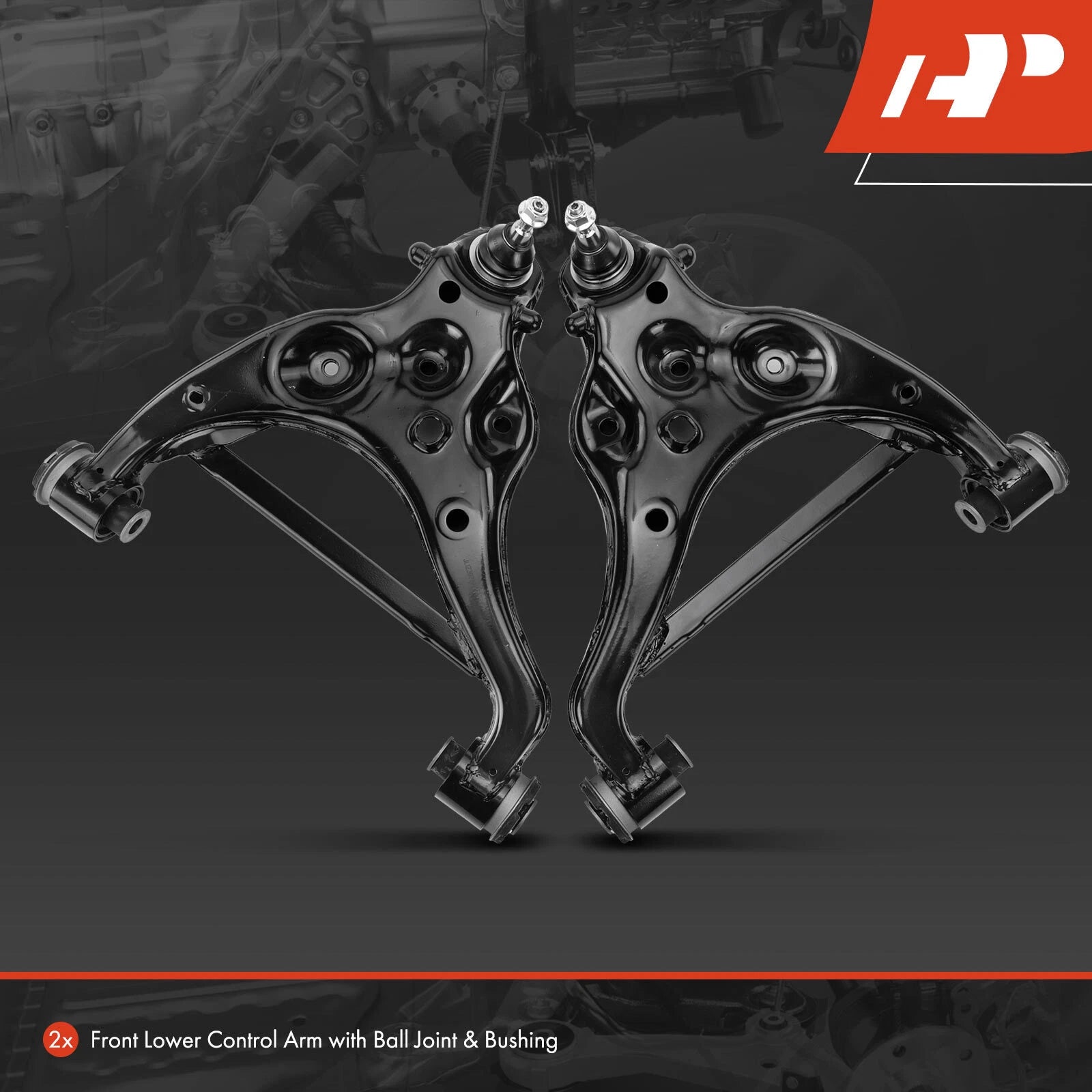 2X Front Lower Control Arm with Ball Joint for Ford F-150 (2015-2020)