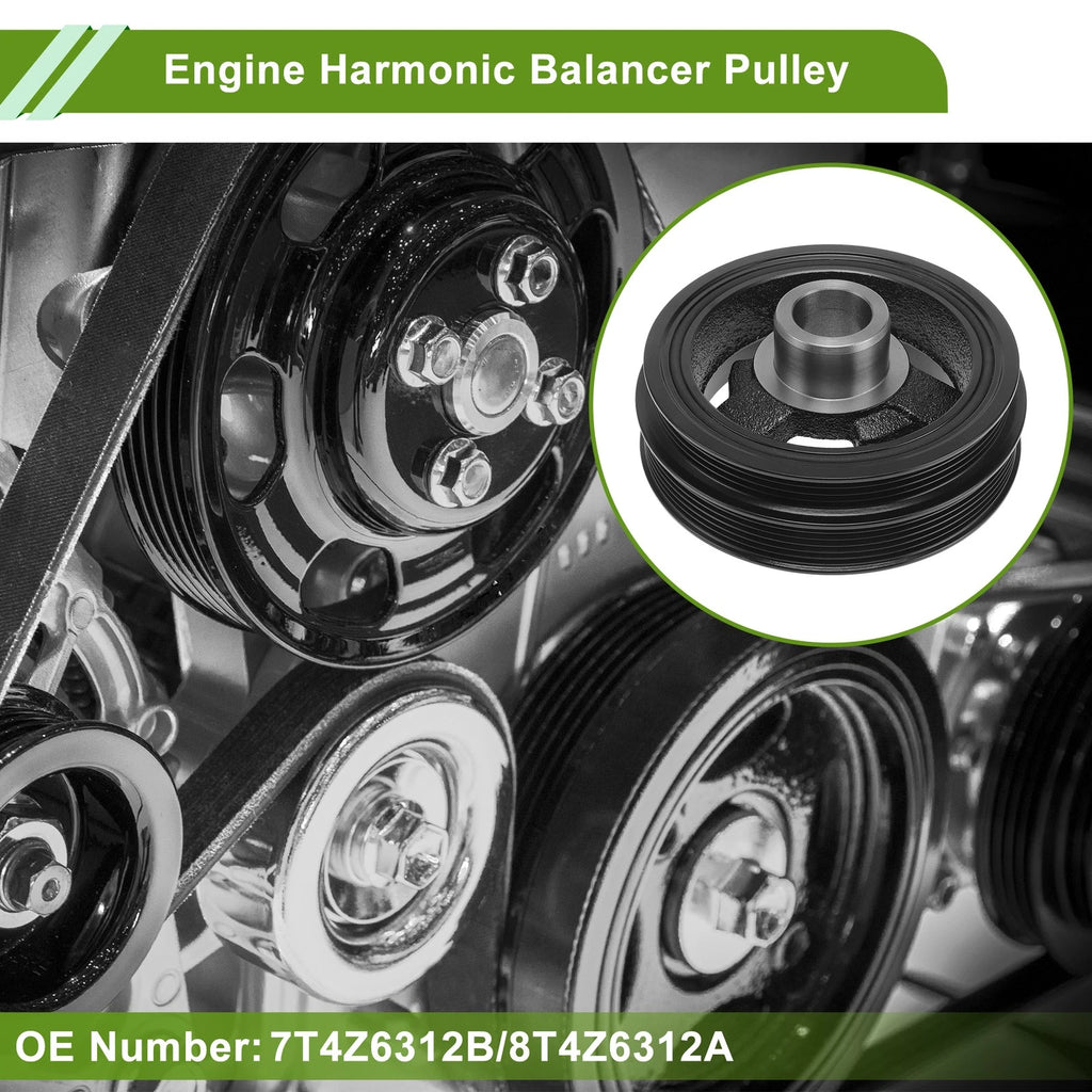 Engine Harmonic Balancer Crankshaft Pulley for Ford Explorer (2002–2010) No.7T4Z6312B